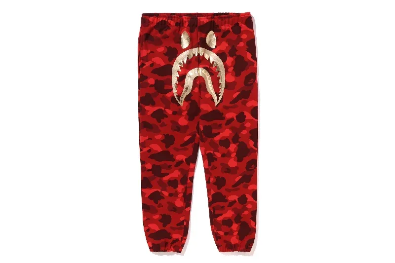 COLOR CAMO SHARK SWEAT PANTS