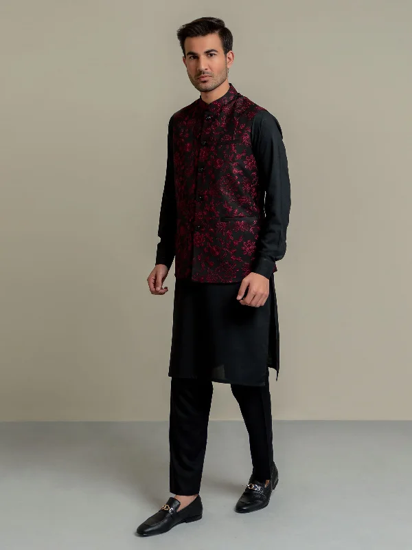 black-maroon-embroidered-sartoria-waistcoat