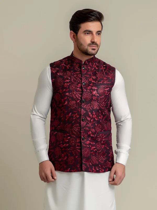 burgundy-embroidered-sartoria-waistcoat