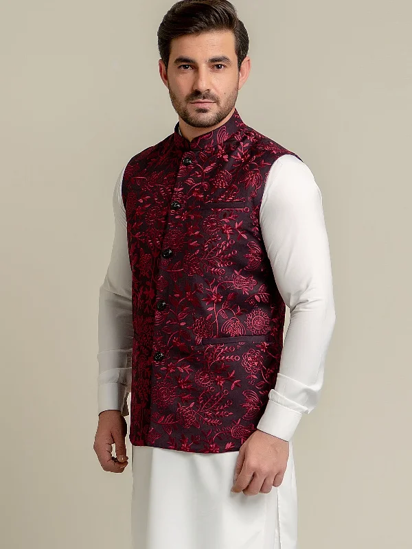 burgundy-embroidered-sartoria-waistcoat