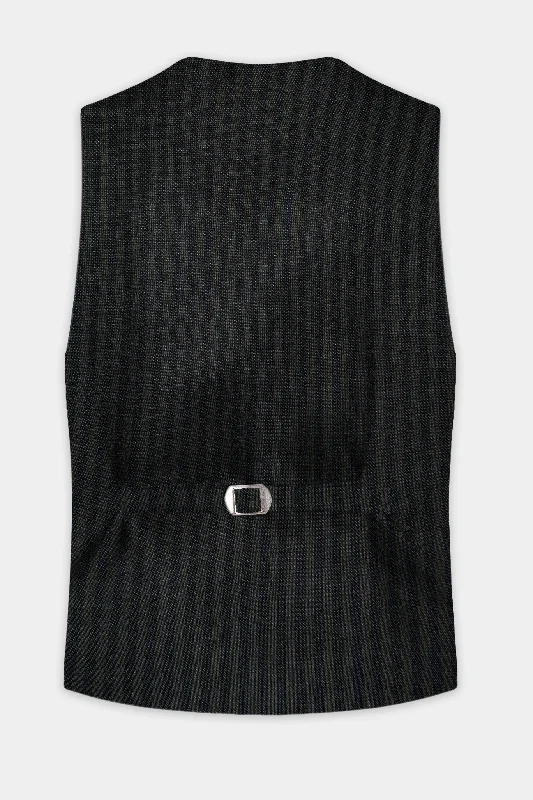 heavy-green-with-black-striped-wool-blend-waistcoat-bq