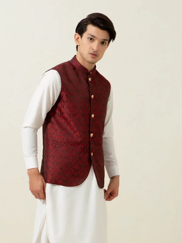 maroon-floral-patterned-waistcoat