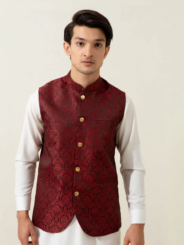 maroon-floral-patterned-waistcoat