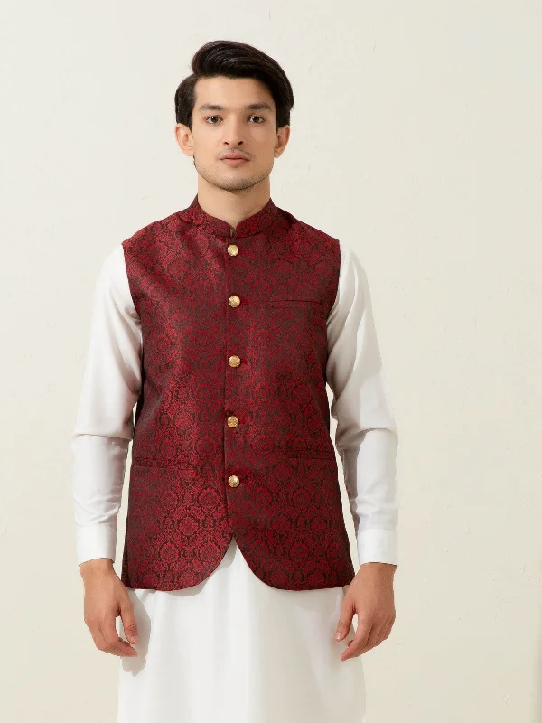 maroon-floral-patterned-waistcoat