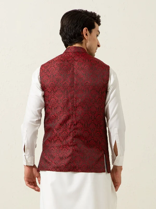 maroon-floral-patterned-waistcoat