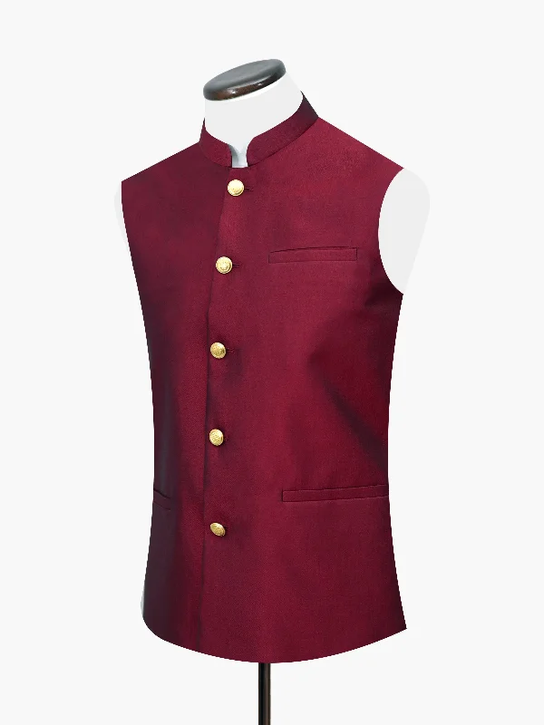 maroon-silk-waistcoat