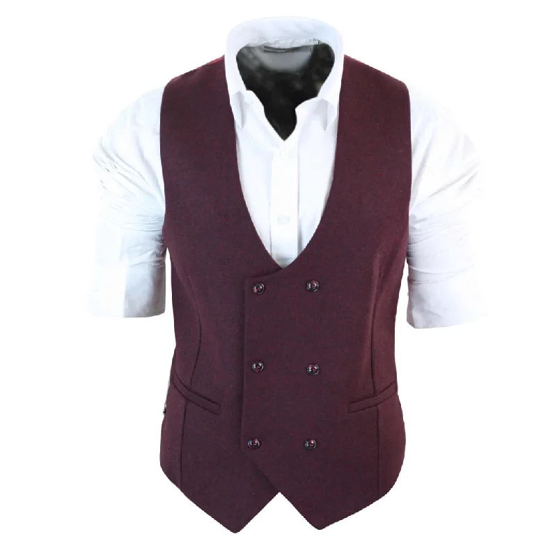 mens-double-breasted-felt-tweed-vintage-retro-classic-waistcoat-slim-fit-herringbone