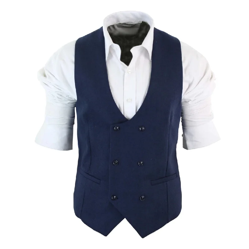 mens-double-breasted-felt-tweed-vintage-retro-classic-waistcoat-slim-fit-herringbone