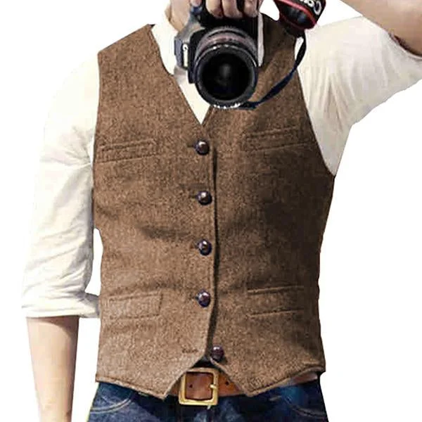 mens-herringbone-v-neck-suit-vest-60649855m