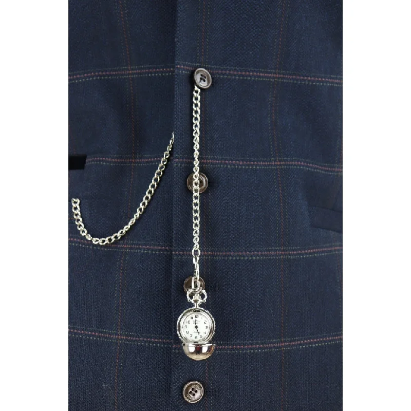 mens-tweed-check-waistcoat-with-pocket-watch