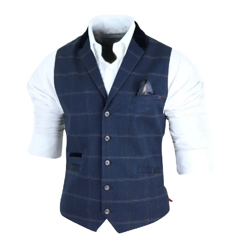 mens-tweed-check-waistcoat-with-pocket-watch