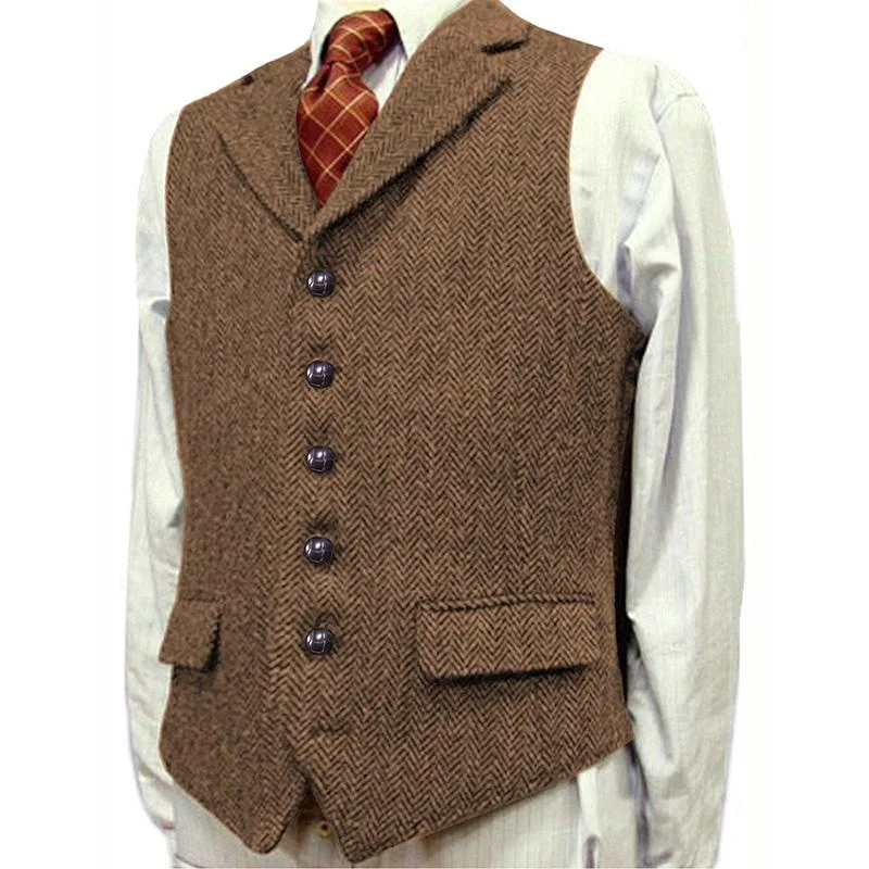 mens-vintage-lapel-herringbone-single-breasted-suit-vest-96979880m