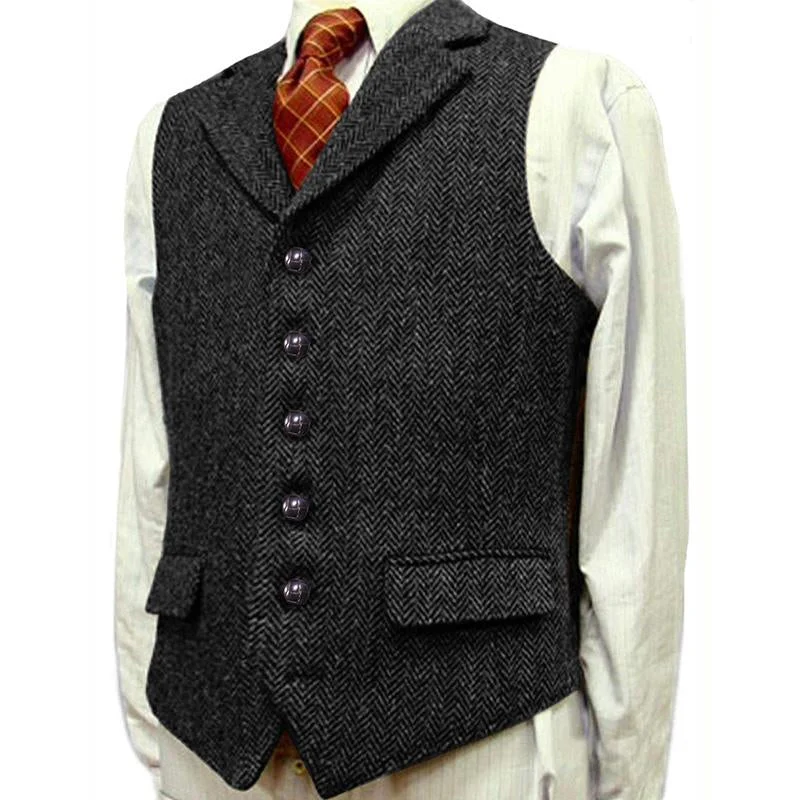 mens-vintage-lapel-herringbone-single-breasted-suit-vest-96979880m