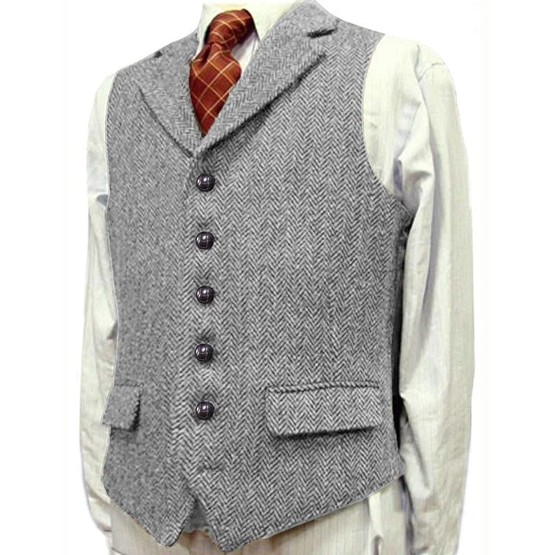 mens-vintage-lapel-herringbone-single-breasted-suit-vest-96979880m