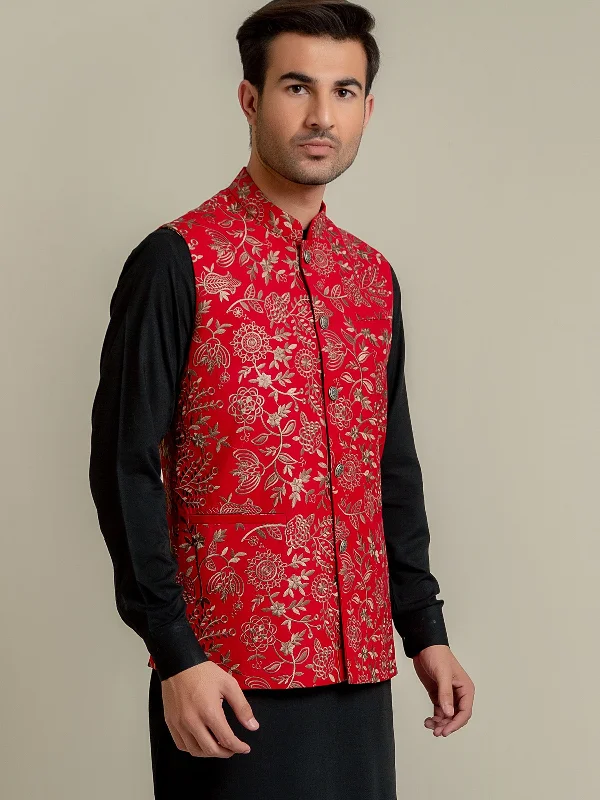 red-embroidered-sartoria-waistcoat