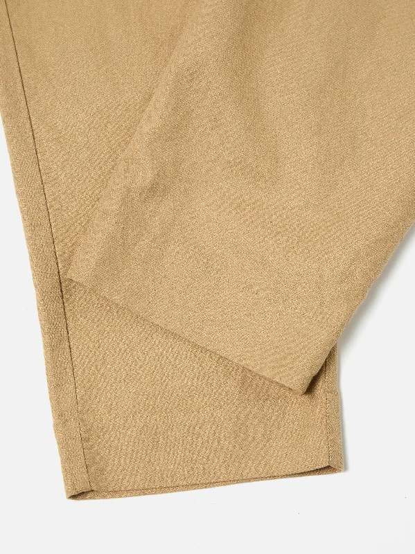 universal-works-judo-pant-in-sand-linen-cotton-suiting