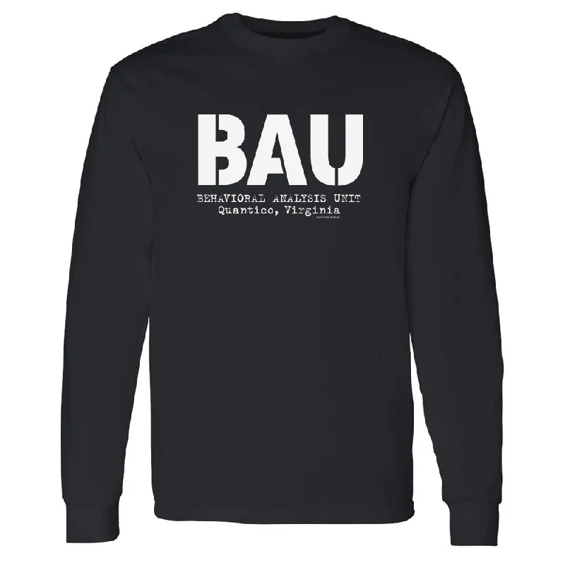 Criminal Minds BAU Adult Long Sleeve T-Shirt