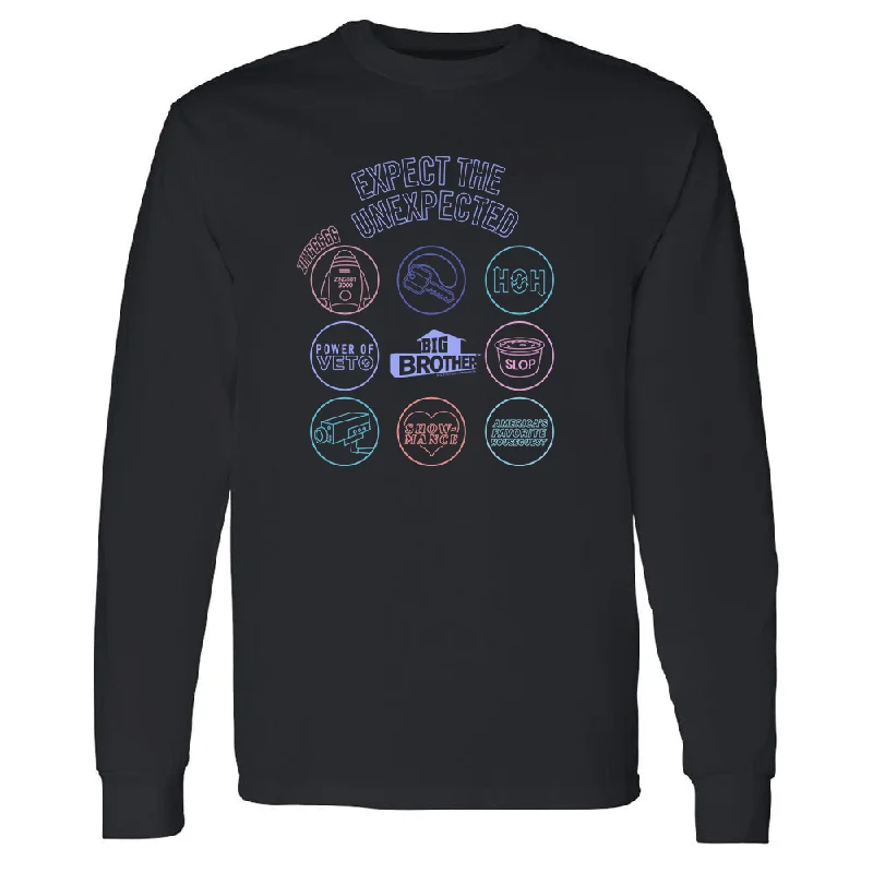 Big Brother Logo Mash Up Adult Long Sleeve T-Shirt