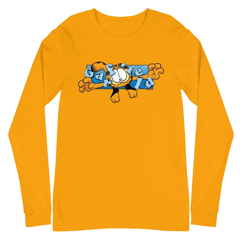 Garfield Flying Garfield Adult Long Sleeve T-Shirt