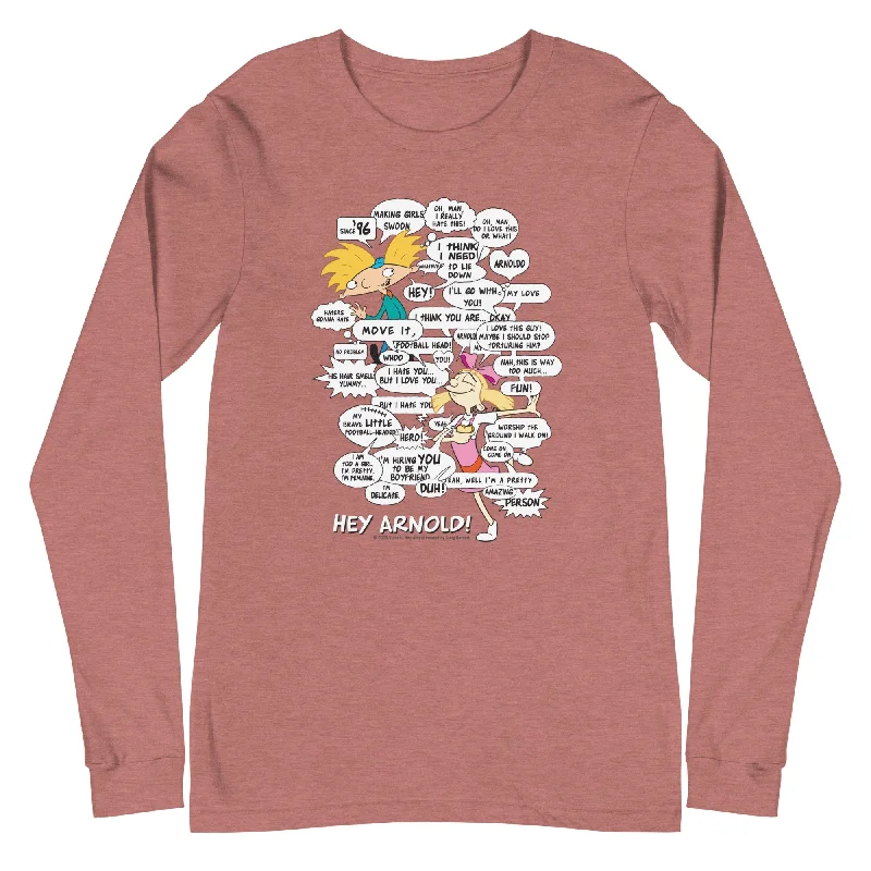 Hey Arnold! Comic Unisex Long Sleeve T-Shirt