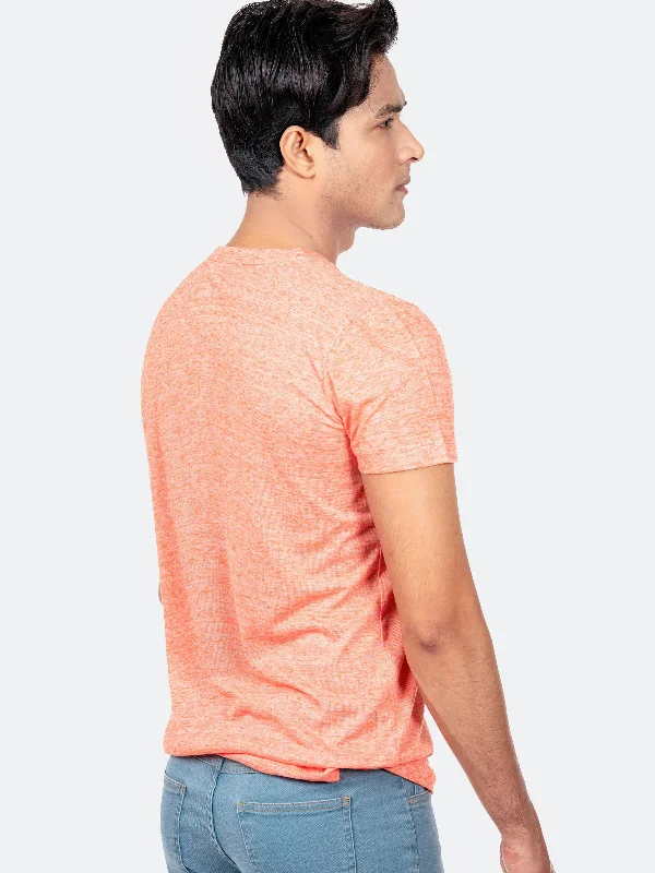 orange-light-weight-v-neck-t-shirt