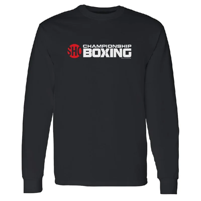 SHO Championship Boxing Logo Adult Long Sleeve T-Shirt