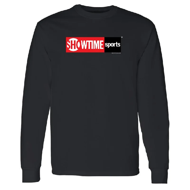 SHOWTIME Sports Red Logo Adult Long Sleeve T-Shirt