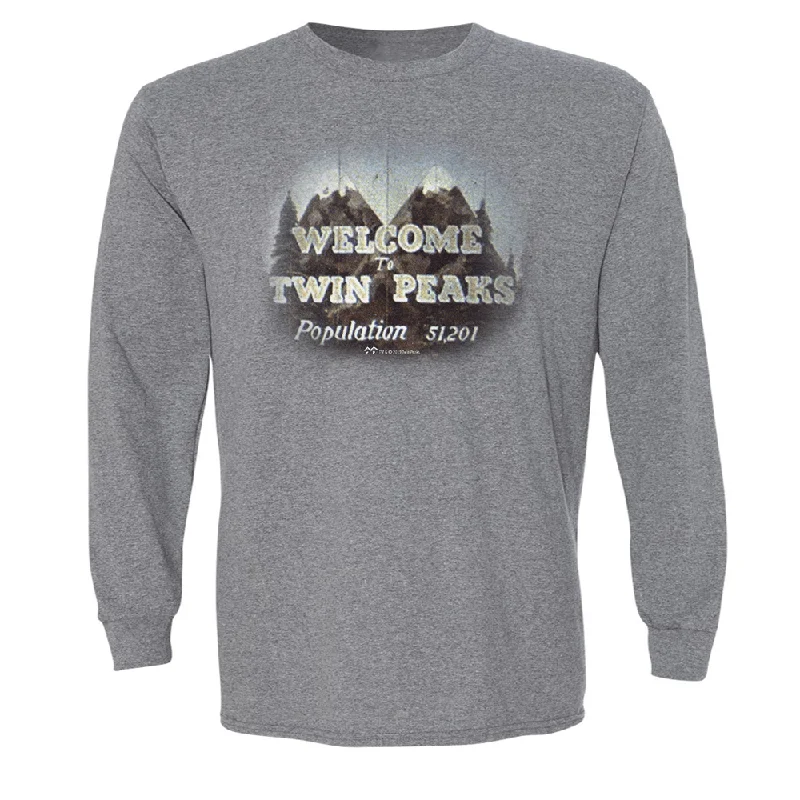 Twin Peaks Welcome to Twin Peaks Adult Long Sleeve T-Shirt