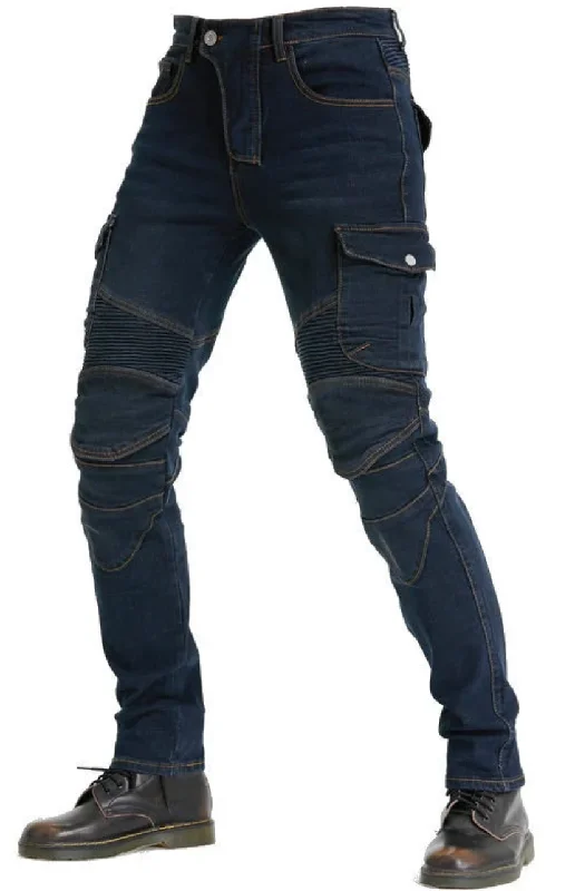 NEW 2023 Kevlar/Aramid Lined Armored Riding Jeans Blue Jeans