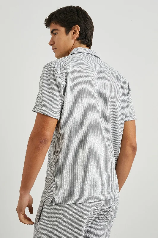 AMALFI SHIRT - FADED SEERSUCKER