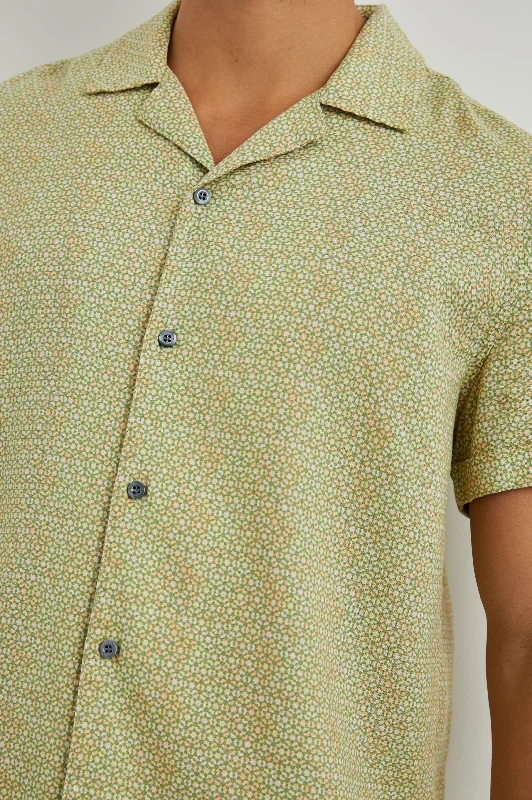 AMALFI SHIRT - PAINTED TILE MATCHA