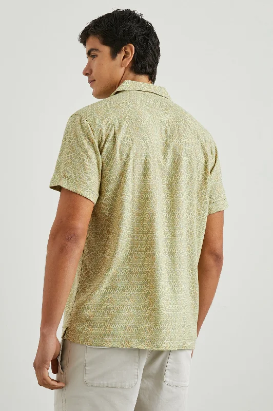 AMALFI SHIRT - PAINTED TILE MATCHA