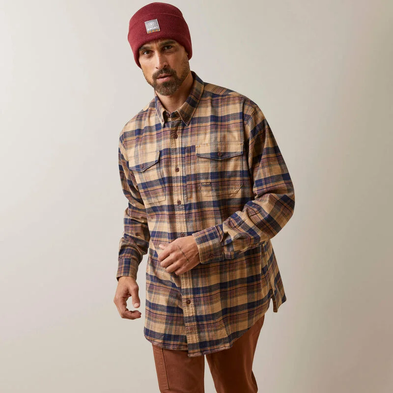 Ariat Rebar Flannel DuraStretch Work Shirt