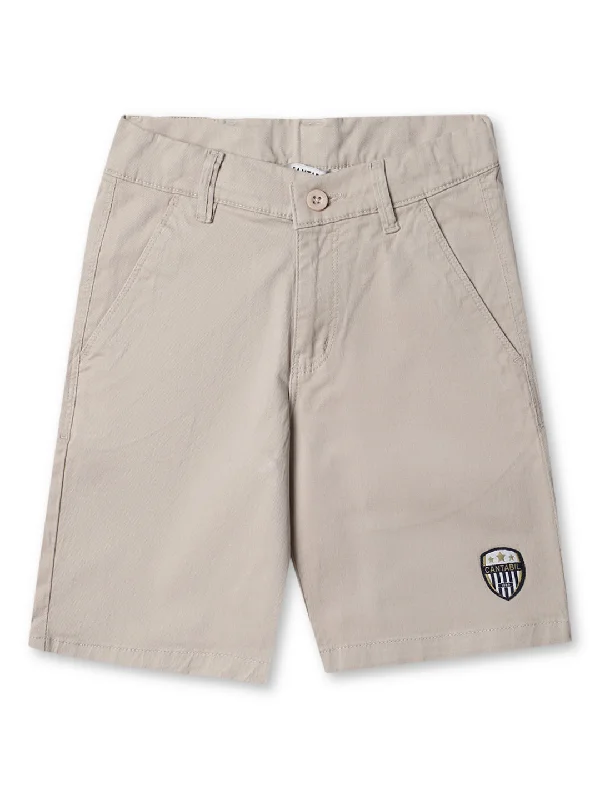 Cantabil Boy's Cotton Fawn Shorts