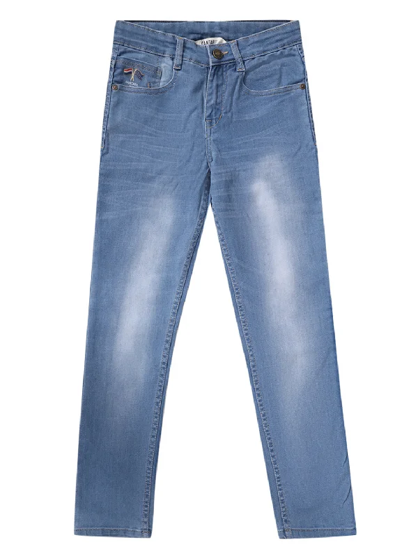 Cantabil Boy's Dark Mercerised Denim