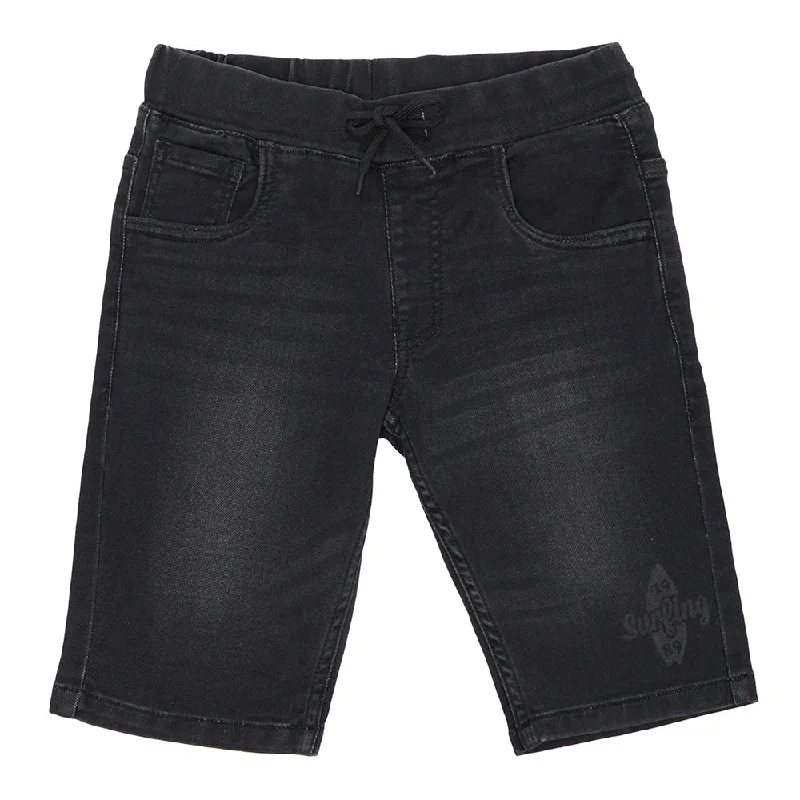 Cantabil Boy's Denim Grey Shorts