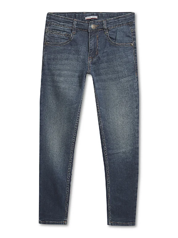 Cantabil Boys Stretchable Dark Blue Jeans