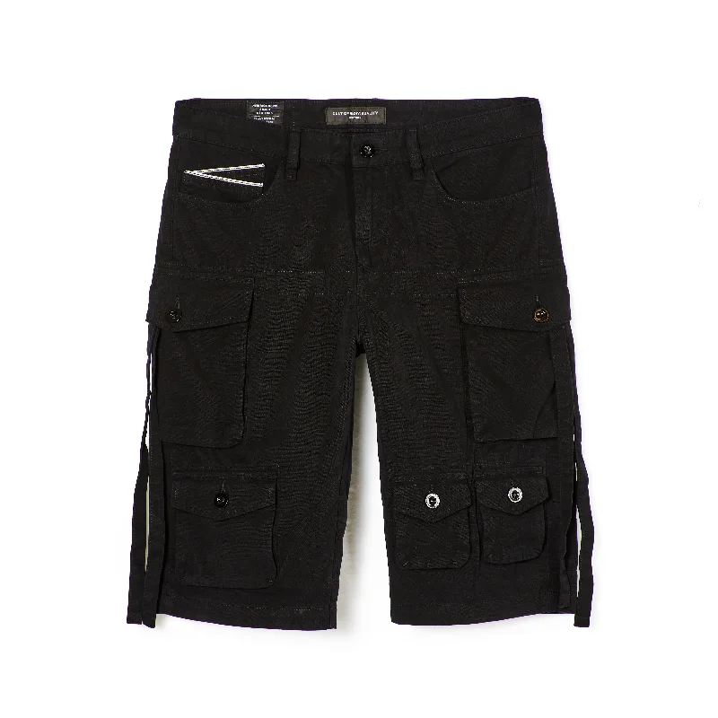 CARGO SHORTS IN VINTAGE BLACK