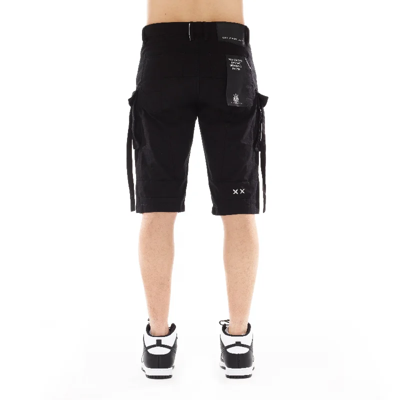 CARGO SHORTS IN VINTAGE BLACK