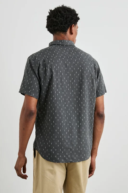 CARSON SHIRT - LOUIS LEAF BLACK