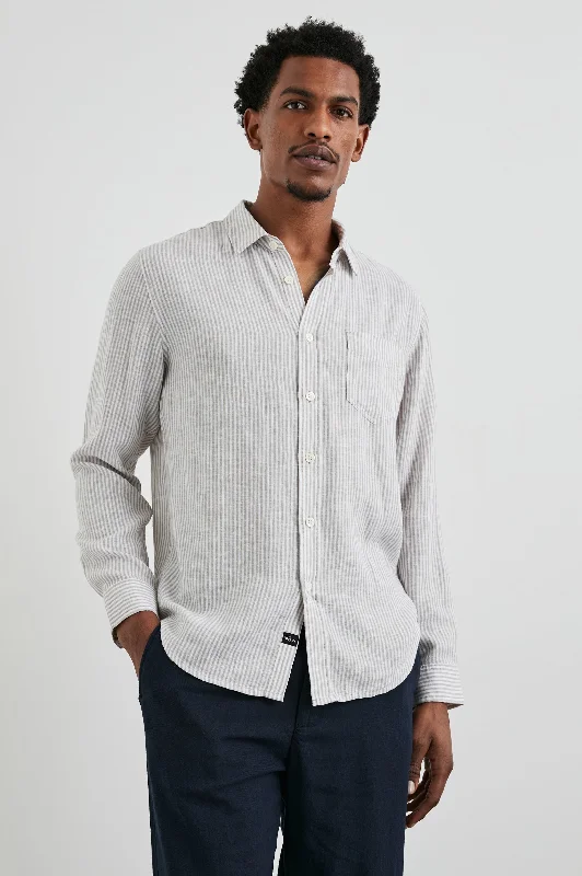 CONNOR SHIRT - GHURKA WHITE RAILROAD