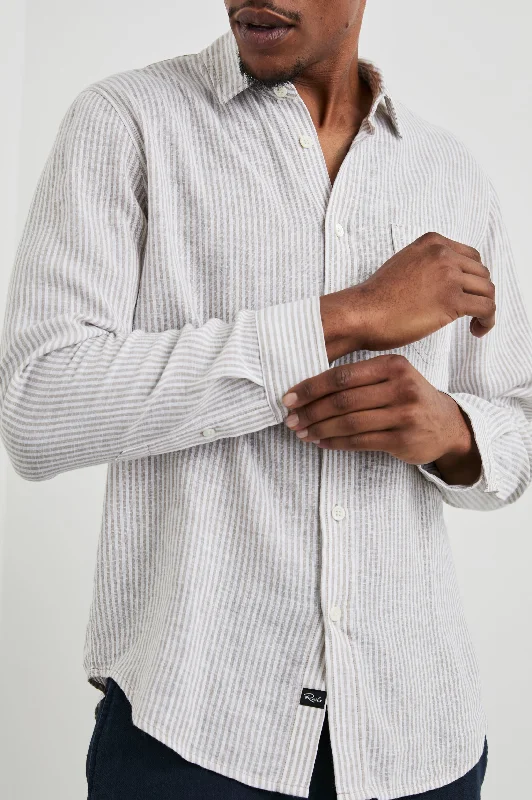 CONNOR SHIRT - GHURKA WHITE RAILROAD