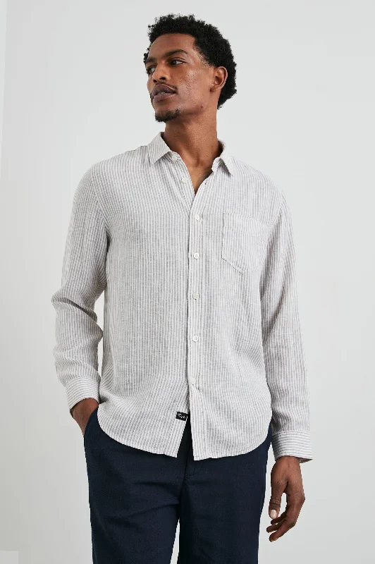 CONNOR SHIRT - GHURKA WHITE RAILROAD