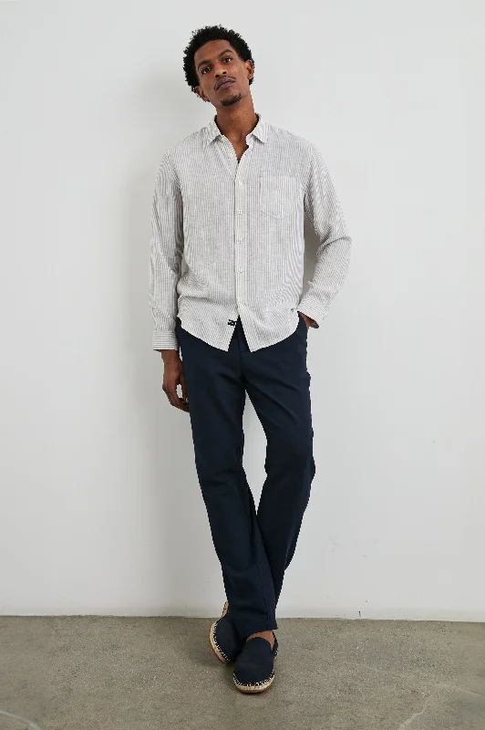 CONNOR SHIRT - GHURKA WHITE RAILROAD