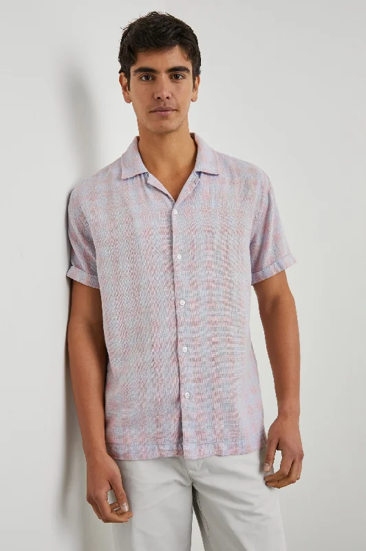 DRESDEN SHIRT - HOMESPUN ROUGE GINGHAM