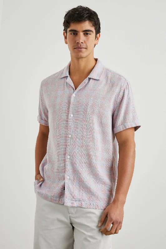 DRESDEN SHIRT - HOMESPUN ROUGE GINGHAM