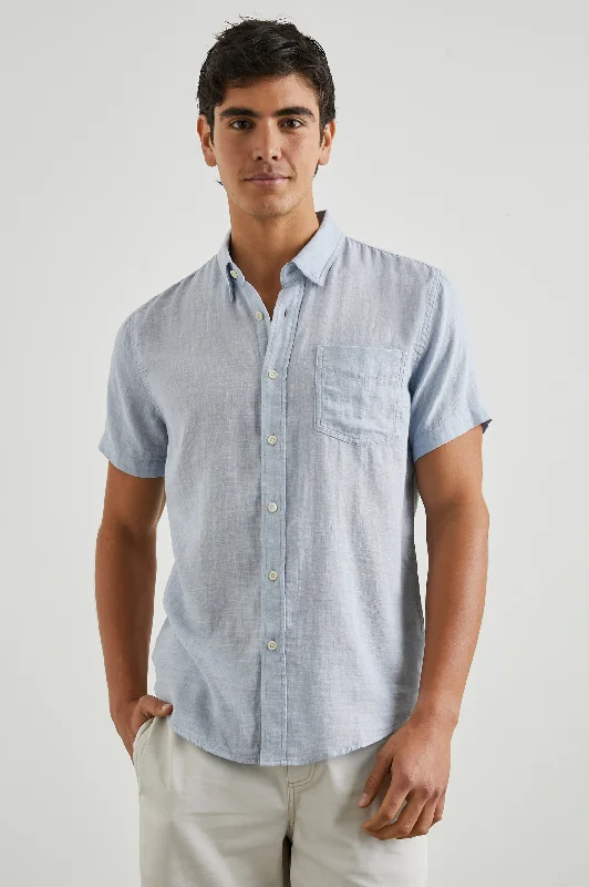 FAIRFAX SHIRT - BLUE MELANGE