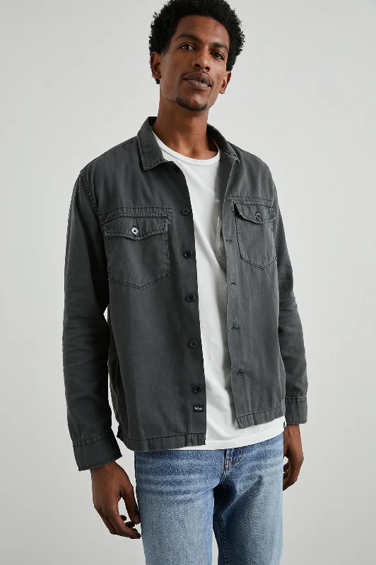 KEROUAC SHIRT JACKET - CHARCOAL