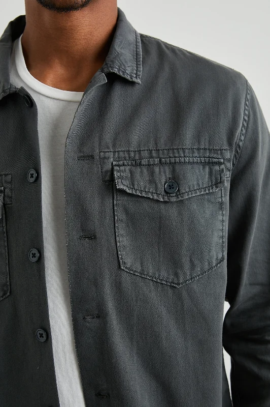 KEROUAC SHIRT JACKET - CHARCOAL