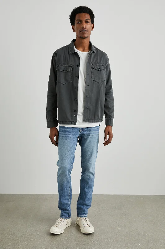 KEROUAC SHIRT JACKET - CHARCOAL